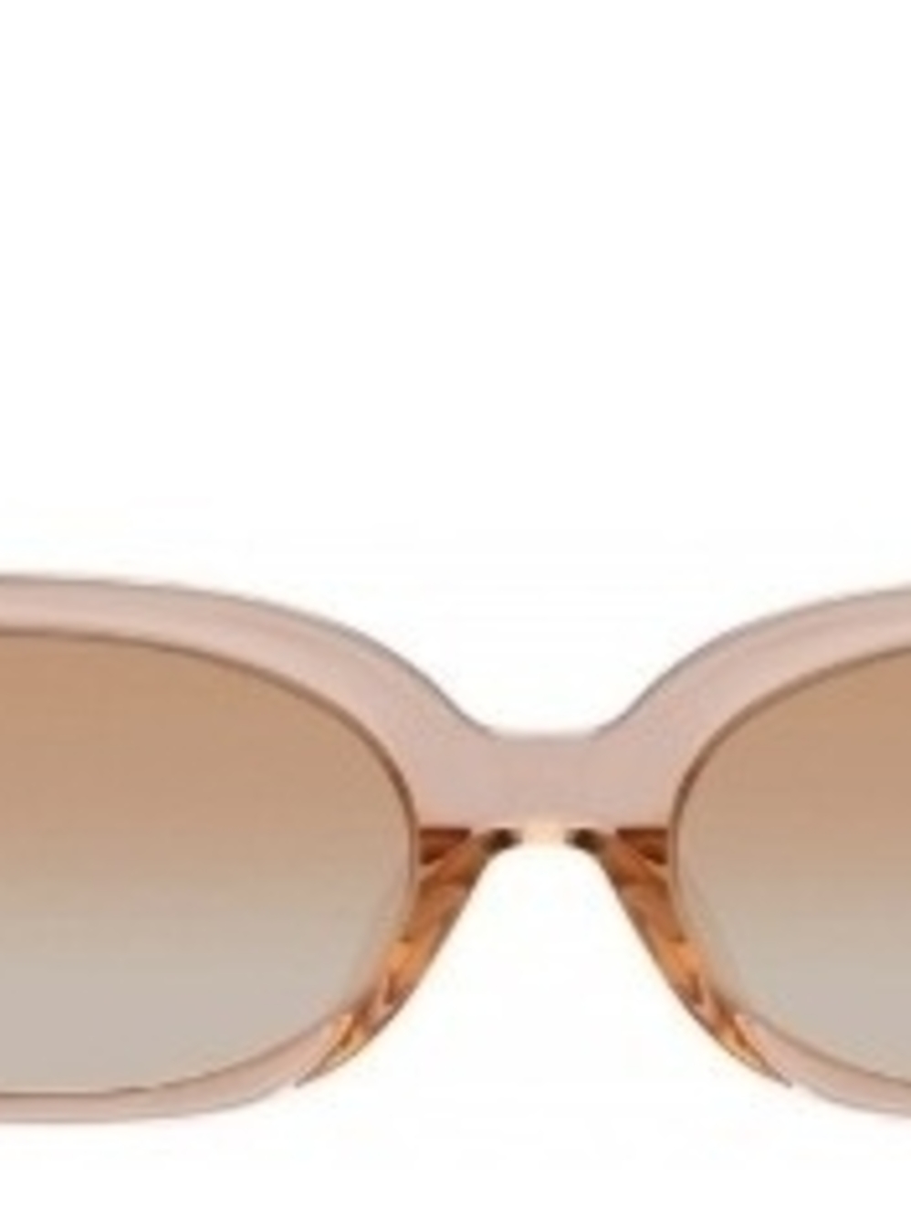 Linda Farrow - Cara Oval Sunglasses in Amber / Peach - LFL1252C3SUN -